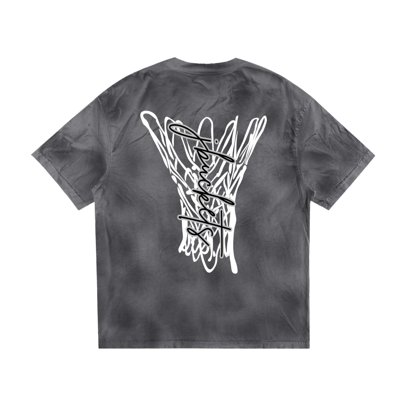 HOOPS TIE-DYE TEE
