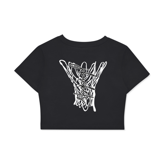 HOOPS CROP TEE
