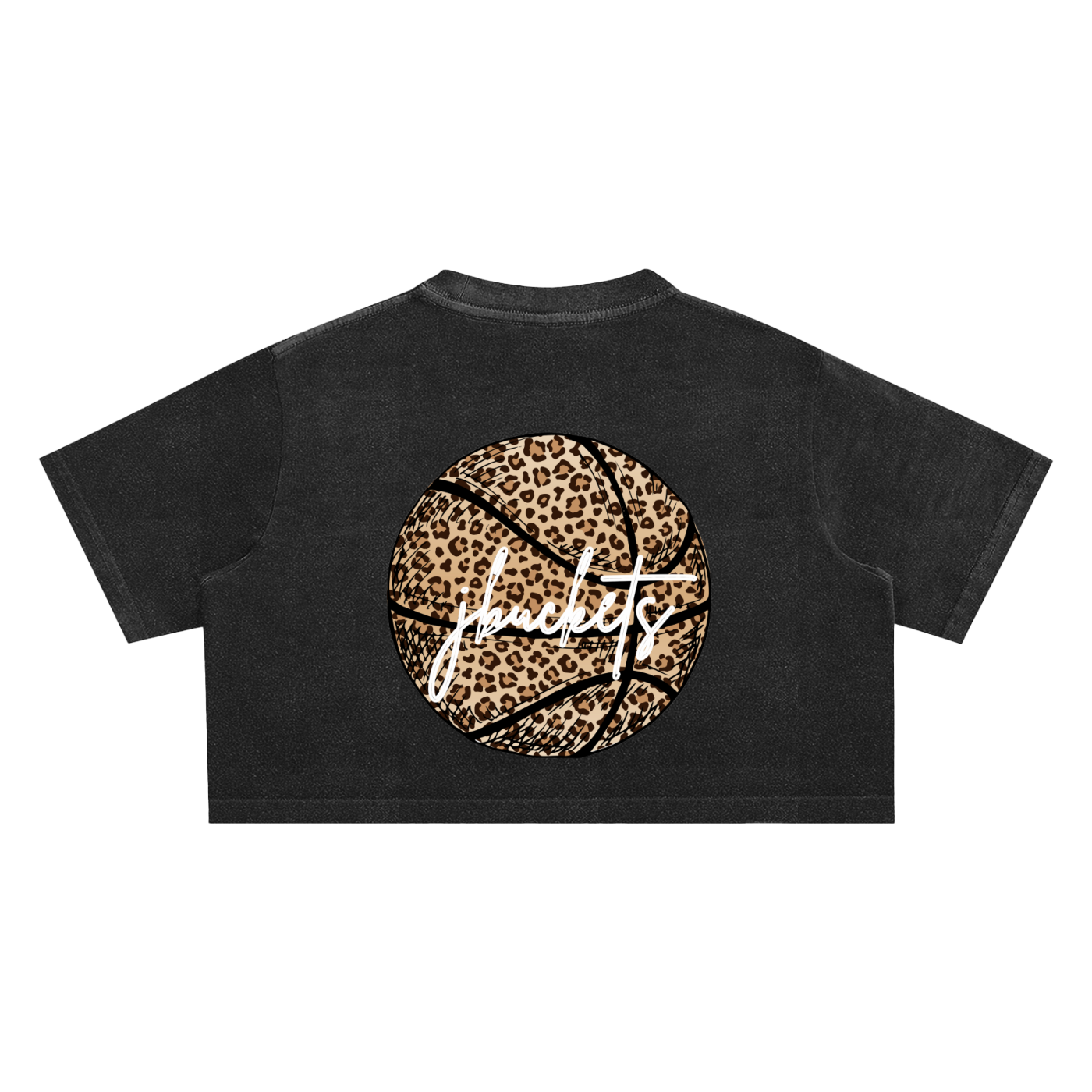 JBUCKETS LEOPARD CROP TOP