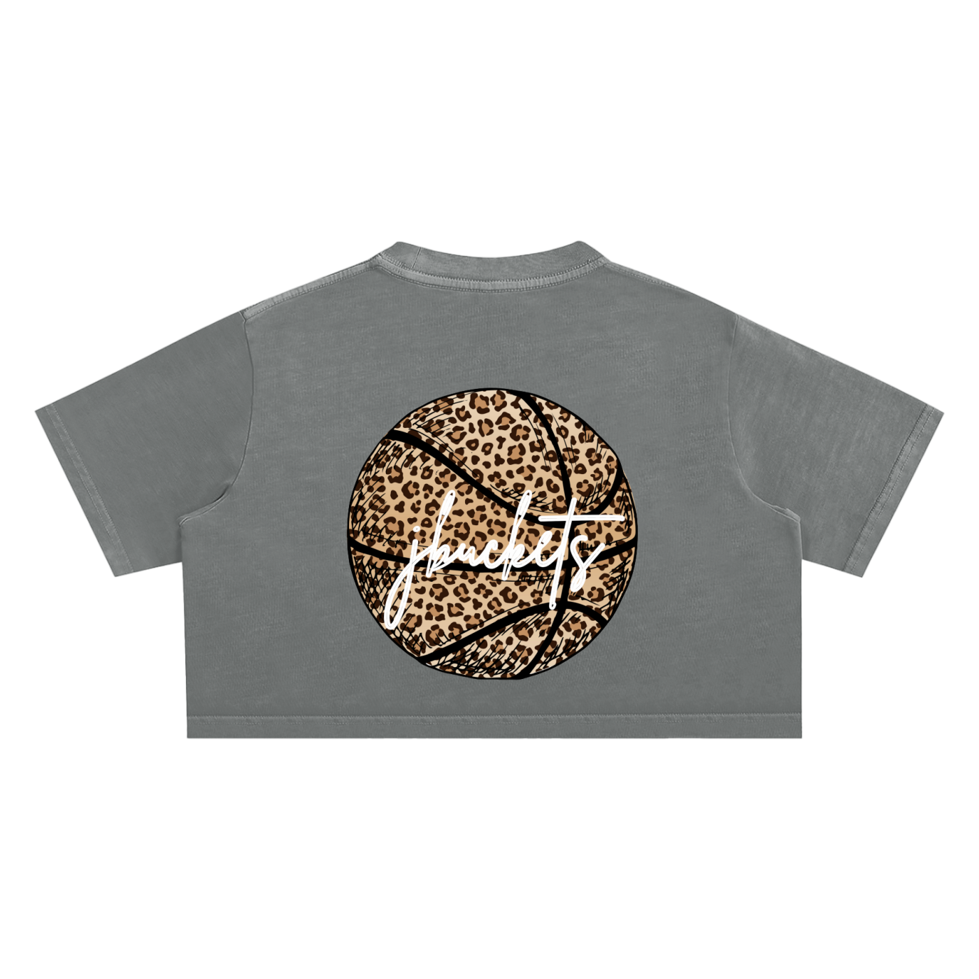 JBUCKETS LEOPARD CROP TOP